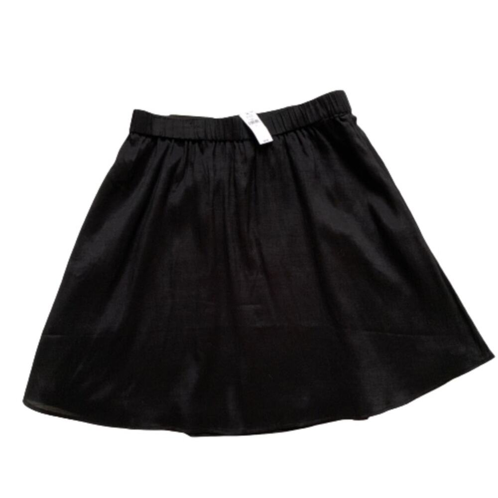 Banana Republic Skirt Black Skater Circle Mini Skirt Size Small NEW